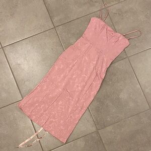 House of CB Blush Pink Midi Dress